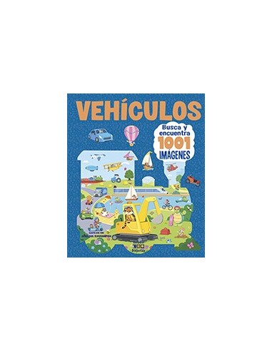 Libro Busca y Encuentra 1001 Vehículos Juego Educativo para Niños y Aficionados al Transporte