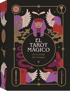 Libro Tarot Mágico de la Bruja del Bosque Guia y 78 Cartas Set Esotérico Completo