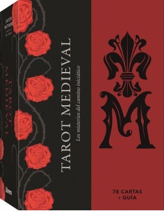 Libro Tarot Medieval Manual y Cartas Set Esotérico Inspirado en la Edad Media