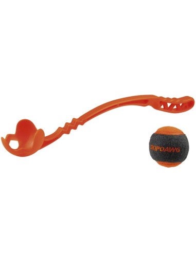 GIGWI Lanzador Ball Skipdawg 61x6.8 | Juguete para Perros Activos