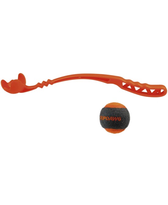GIGWI Lanzador Ball Skipdawg 61x6.8 | Juguete para Perros Activos