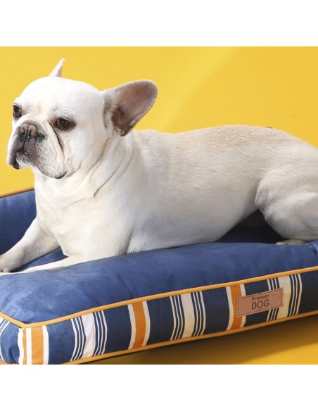 La Cuna Premier Ibiza Bed 75x50x11 de Endanea Mascotas combina comodidad, estilo y funcionalidad, ofreciendo un espacio ideal p