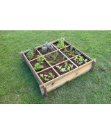 Huerto Urbano Suelo 104x104x24 cm Endanea Garden Cultivo Vegetales y Hierbas