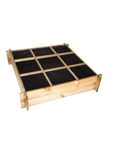 Huerto Urbano Suelo 104x104x24 cm Endanea Garden Cultivo Vegetales y Hierbas