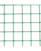 Malla Metálica Cuadrada Plastificada 1,00x5M 13MM para Jardines y Huertos