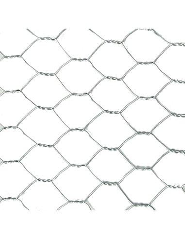 Malla Hexagonal Galvanizada 5x10M 19MM para Jardín Huerto y Cercados