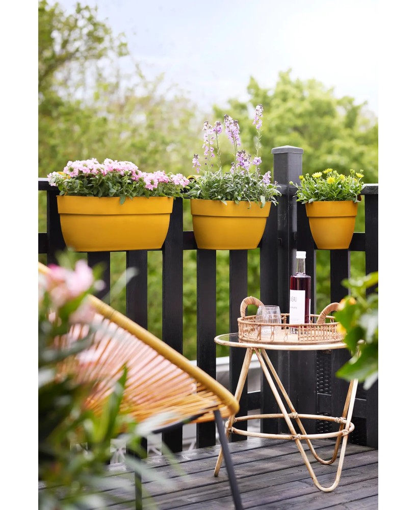 Maceta Vibia Campana Easy Hanger Amarillo para Exterior e Interior | Endanea Garden