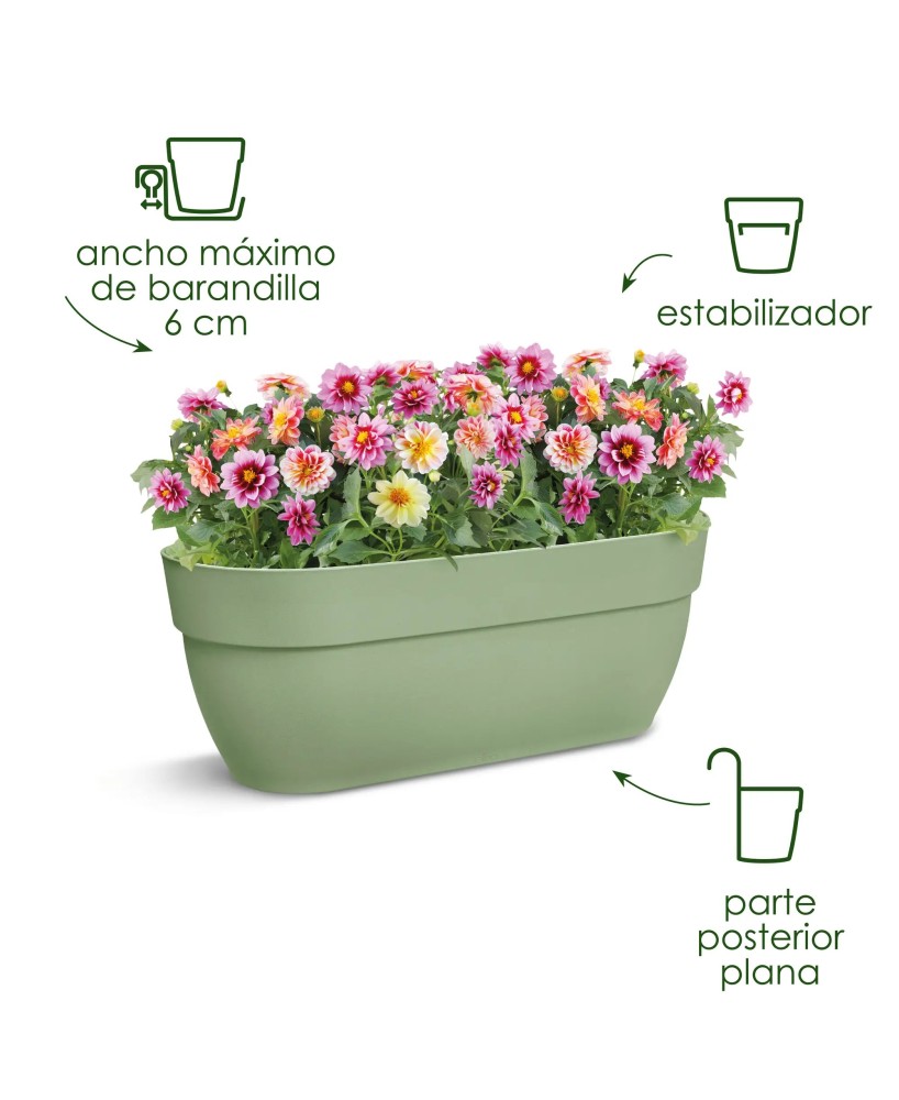 Maceta Vibia Campana Easy Hanger Amarillo para Exterior e Interior | Endanea Garden