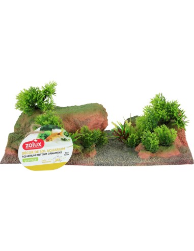 Deco Landscape Tierra Roja 40 para Acuarios Decoración Rocas Artificiales