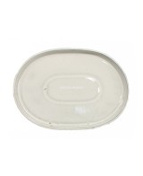 Plato Ovalado Mistral 20cm - Porcelana de Alta Calidad en Verde, Crema y Azul | Endanea Garden

