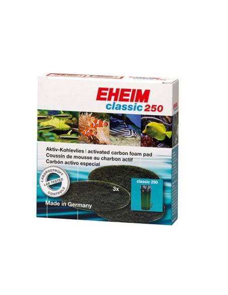 Juego 3 Esponjas Carbon para Acuarios Filtros Internos y Externosq