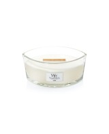 Vela aromática elíptica Linen | Aroma fresco y mecha de madera