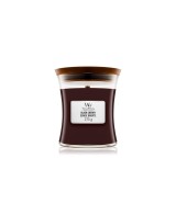 Vela mediana WoodWick Black Cherry | Aroma dulce a cereza madura