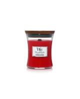 Vela mediana WoodWick Crimson Berries | Aroma afrutado de frutos rojos