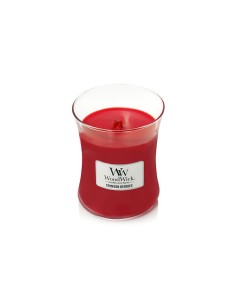 Vela mediana WoodWick Crimson Berries | Aroma afrutado de frutos rojos 2