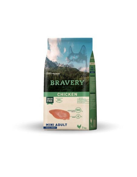 BRAVERY ADULT MINI POLLO 7KG