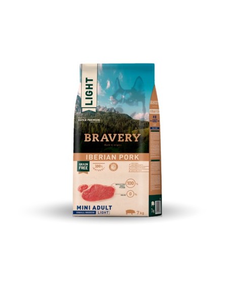 BRAVERY ADULT MINI LIGH CERDO 7KG