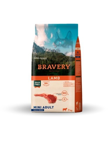 BRAVERY ADULT MINI CORDERO 2KG