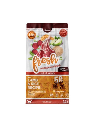 Fresh Mediterranean Blend Adult Lamb 12KG alimento para perros adultos con cordero