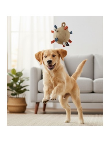 TB Pelota de Tlea con Salientes Juguete para Perros Resistente y Seguro