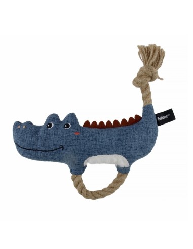 TB Cocodrilo con Tirador y Cuerda Juguete Interactivo para Perros