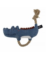TB Cocodrilo con Tirador y Cuerda Juguete Interactivo para Perros