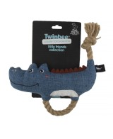 TB Cocodrilo con Tirador y Cuerda Juguete Interactivo para Perros