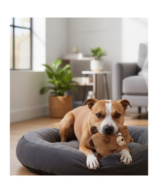TB Castor Super Acolchado Juguete para Perros Suave y Resistente
