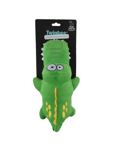 TB Cocodrilo Acolchado Resistente Juguete para Perros Activo y Seguro