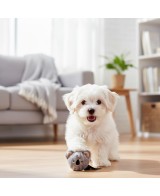 Koala con Pelota para Perro TPR 5CM Juguete Interactivo Resistente
