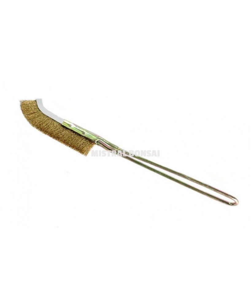 Cepillo de Latón Plano 230mm Mistral  Limpieza eficaz y duradera para jardinería

