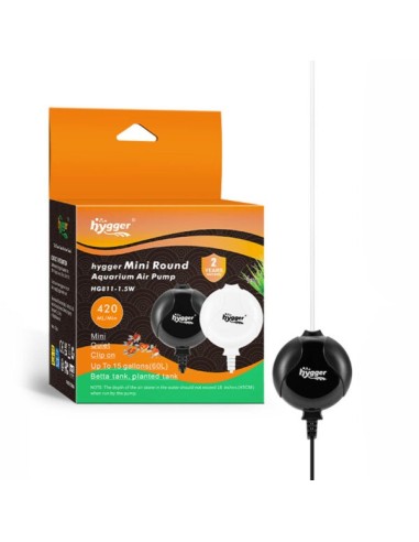 Kit Aireador HYGGER 811 para Acuarios hasta 120L Silencioso y Eficiente