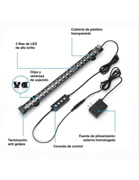 Pantallas LED Sumergibles WRGB HYGGER para Acuarios de Agua Dulce