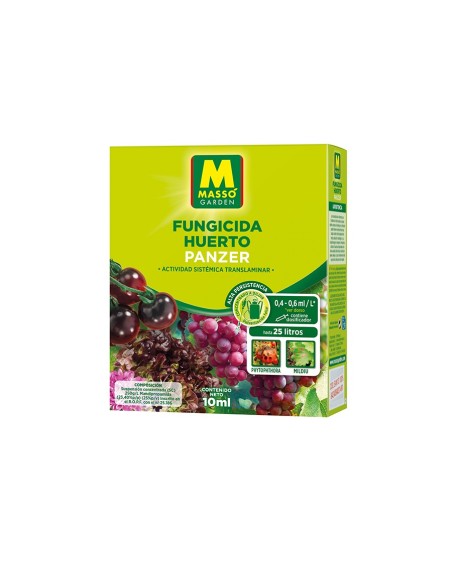 Fungicida Huerto Panzer 10ml Massó para Hongos y Enfermedades de Plantas