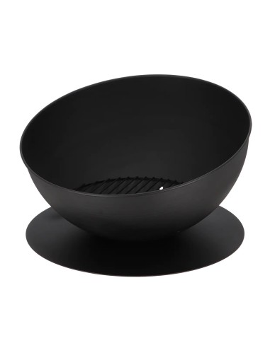 Cuenco Inclinado sobre Cuenco Negro Decorativo Moderno para Hogar y Oficina
