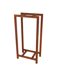 Leñero Rústico M para Chimeneas Estufas y Almacenamiento de Leña 2