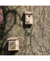 Casa refugio para aves en invierno | Protección y abrigo exterior