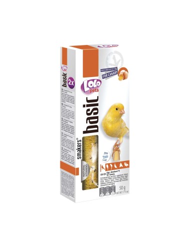 LOLO 2 Bar Huevos 50GR Canarios complemento nutritivo
