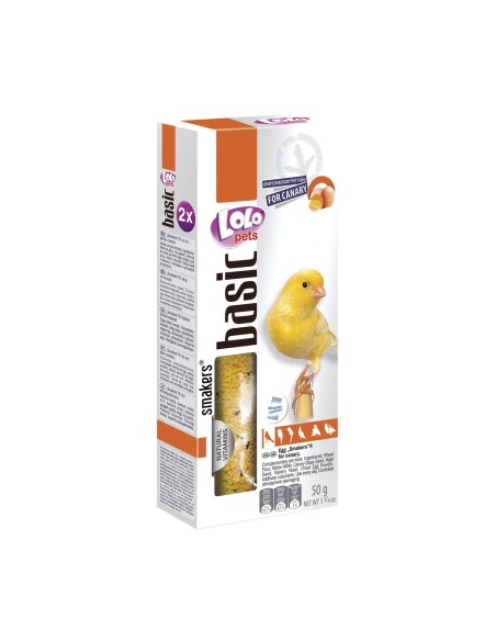 LOLO 2 Bar Huevos 50GR Canarios complemento nutritivo