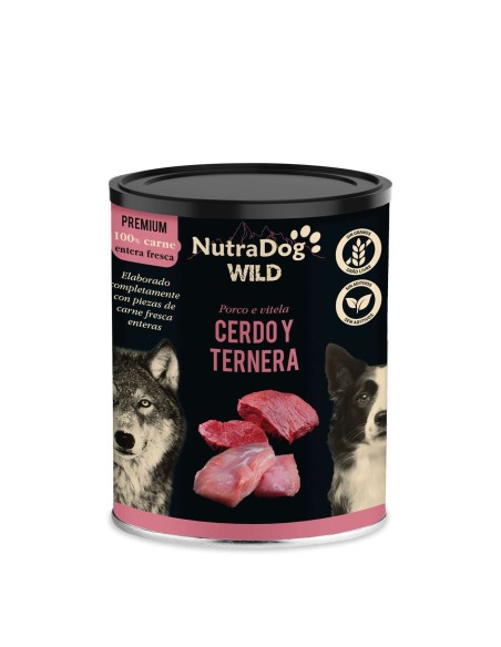 L Cerdo Ternera Prem Dog 200G Alimento Húmedo para Perros