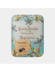FLORES AMATLLER 70% CACAO NARANJA LATA 72G