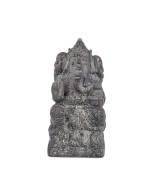 Figura de cerámica Ganesha 12x13x26 cm decoración jardín y hogar