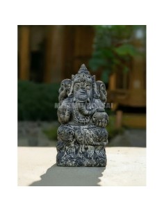 Figura de cerámica Ganesha 12x13x26 cm decoración jardín y hogar 2