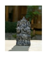 Figura de cerámica Ganesha 12x13x26 cm decoración jardín y hogar