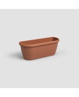 Jardinera Algarve pared 40 cm terracota maceta vertical resistente