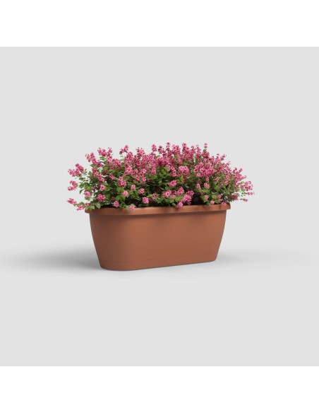 Jardinera Algarve pared 40 cm terracota maceta vertical resistente