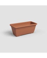 Jardinera Venezia 40cm Terracota  Maceta Resistente y Elegante para Interiores y Exteriores