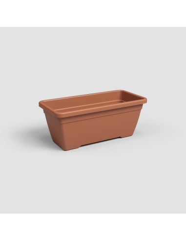 Jardinera Venezia 60 cm Terracota - Maceta para Plantas Medianas y Grandes, Resistente y con Buen Drenaje