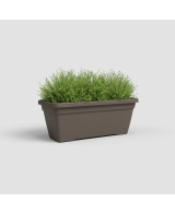 Jardinera Venezia L 60 cm Bronce - Maceta Grande y Elegante para Balcones y Terrazas