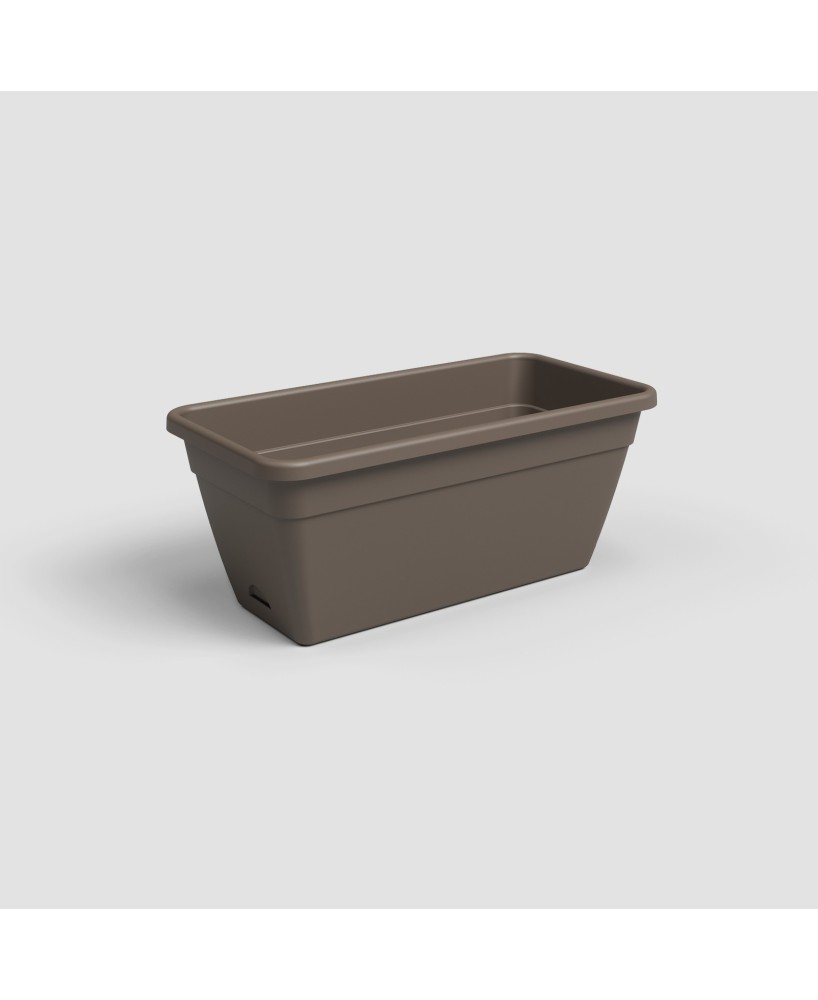 Jardinera Venezia RA 50 cm Bronce | Maceta Elegante para Balcones y Terrazas | Endanea Mascotas